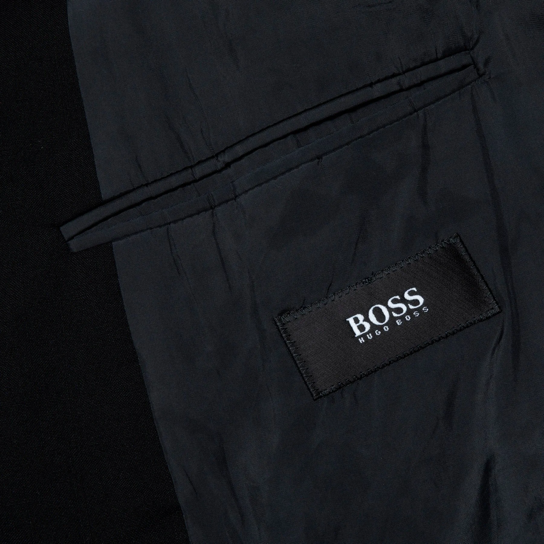 90s Virgin Wool Plain Weave Slim Tailored Jacket