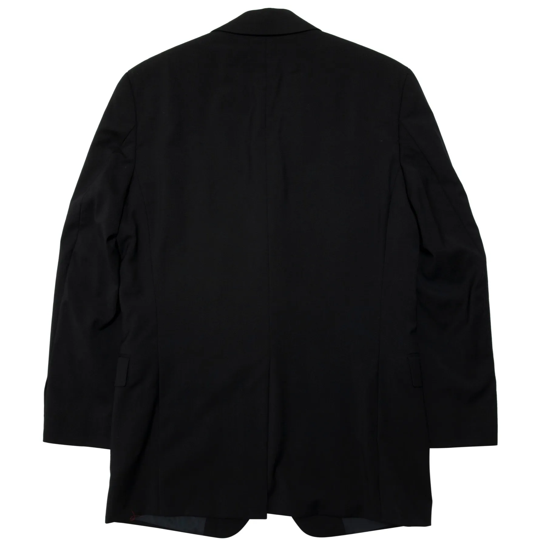 90s Virgin Wool Plain Weave Slim Tailored Jacket