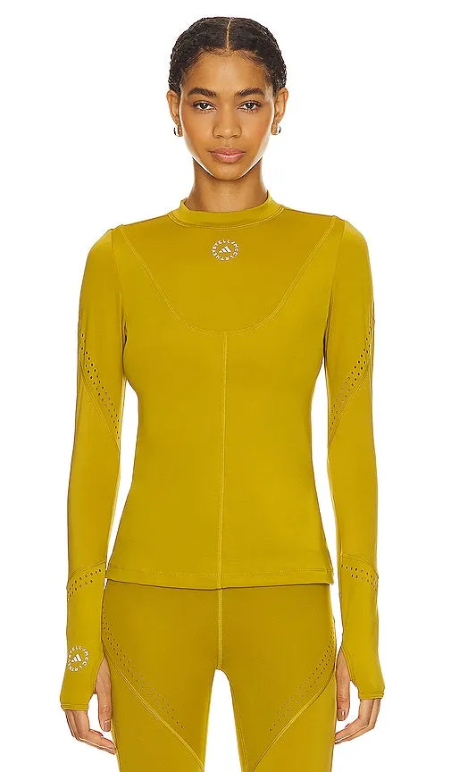 adidas by Stella McCartney Truepurpose Training Longsleeve Top in Olive
