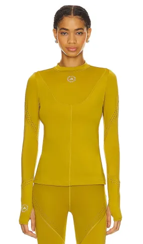 adidas by Stella McCartney Truepurpose Training Longsleeve Top in Olive