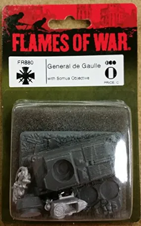 Battlefront Flames of War FR880 French General de Gaulle