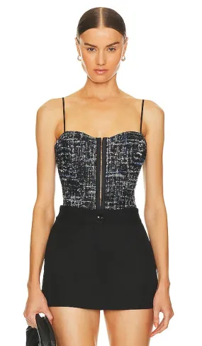CAMI NYC Alaba Bodysuit in Navy