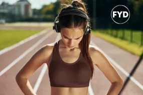 Chocolate Brown Long-Line Sports Bra
