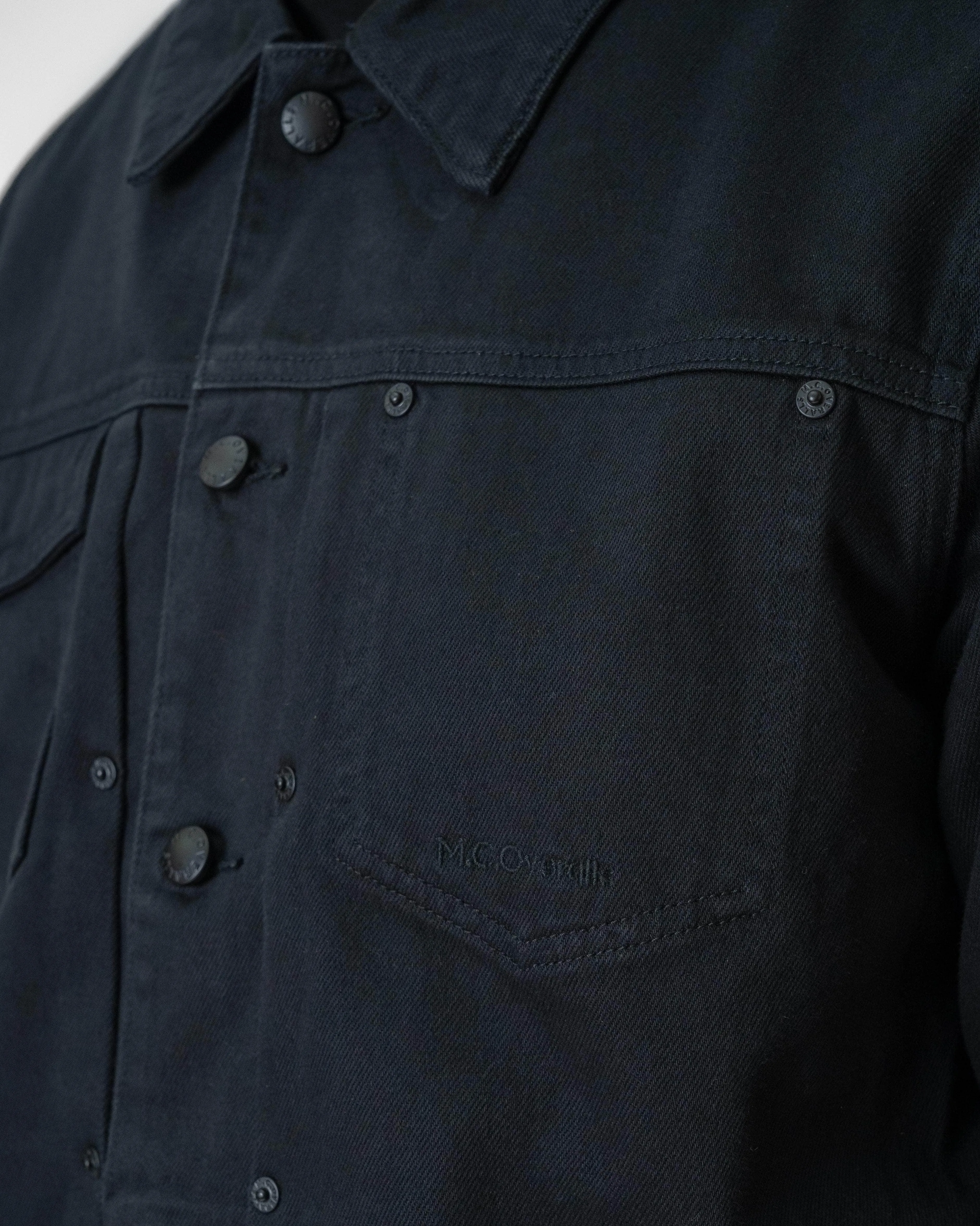 Denim Battle Jacket Black