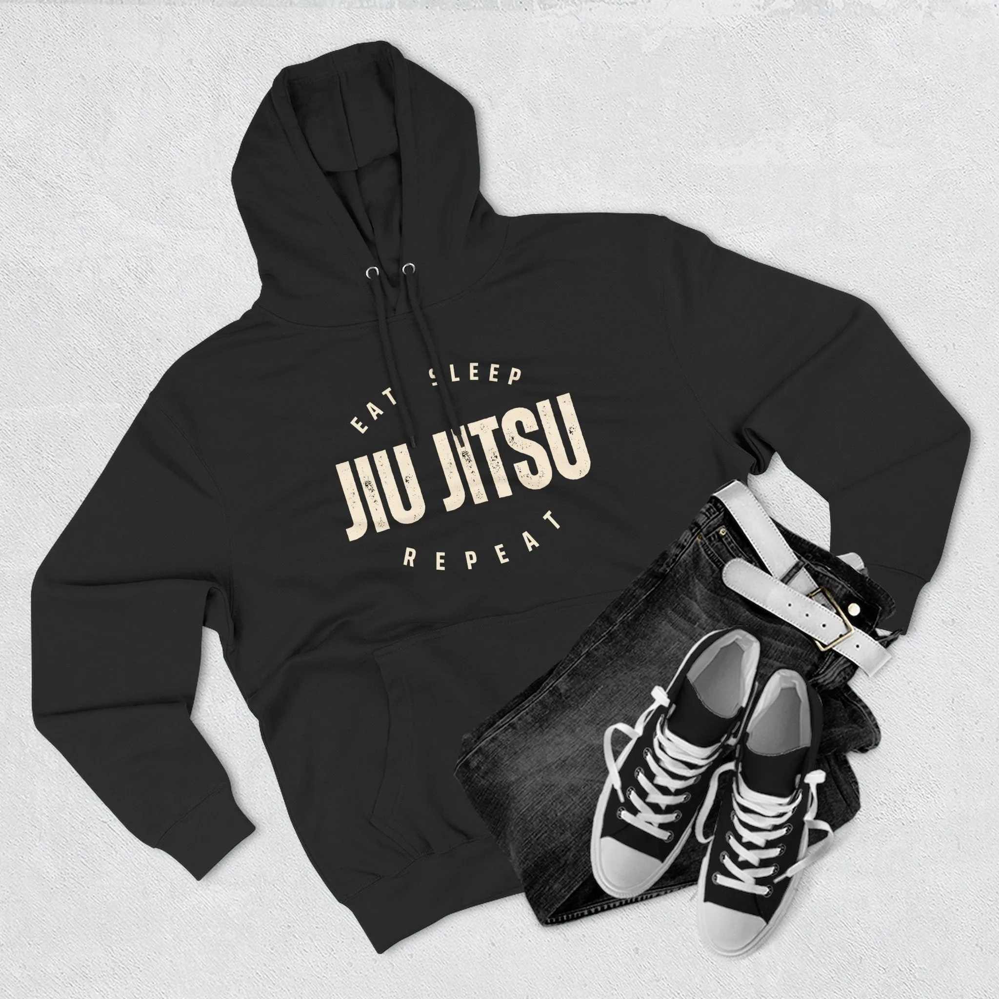 Eat Sleep Jiu Jitsu Repeat Hoodie