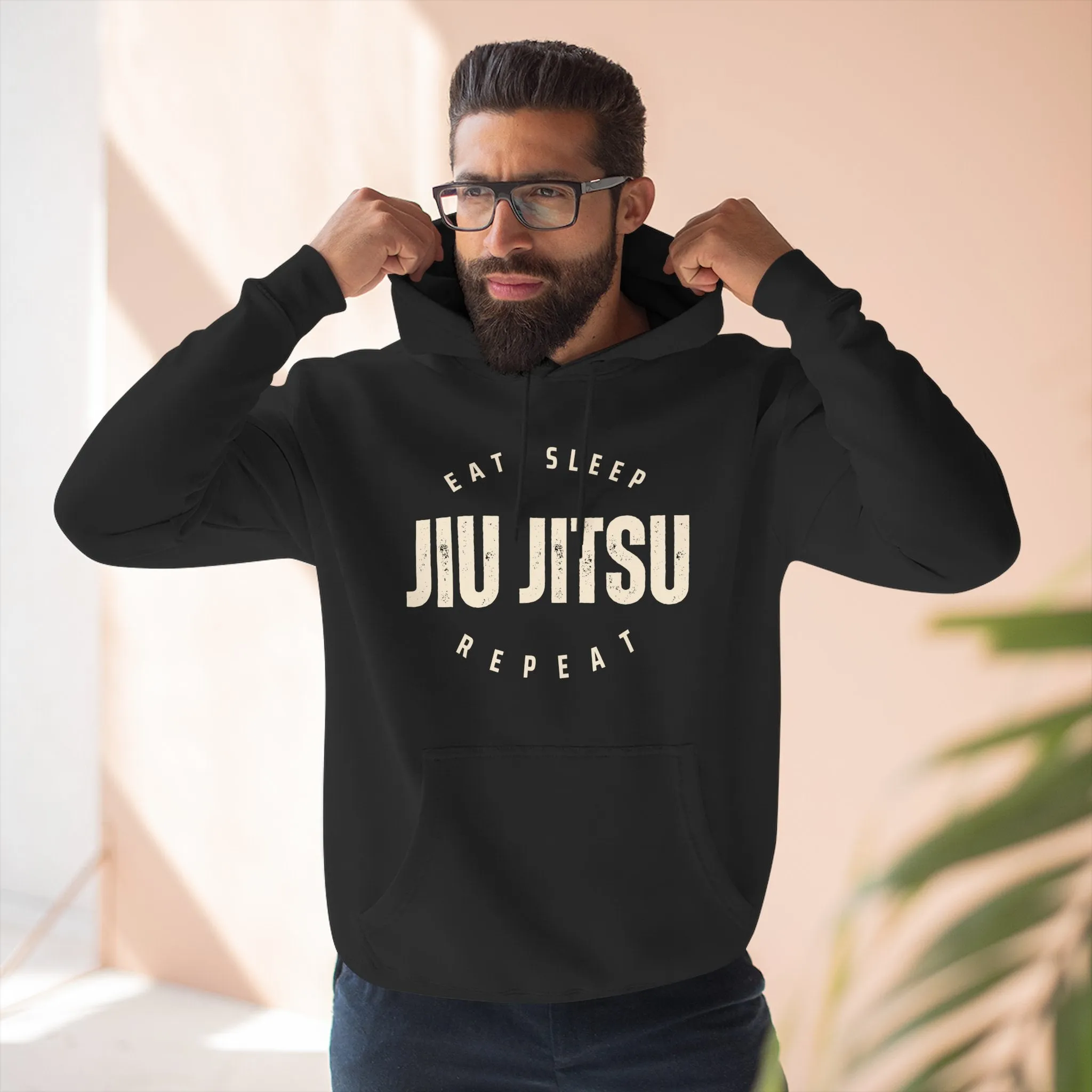 Eat Sleep Jiu Jitsu Repeat Hoodie