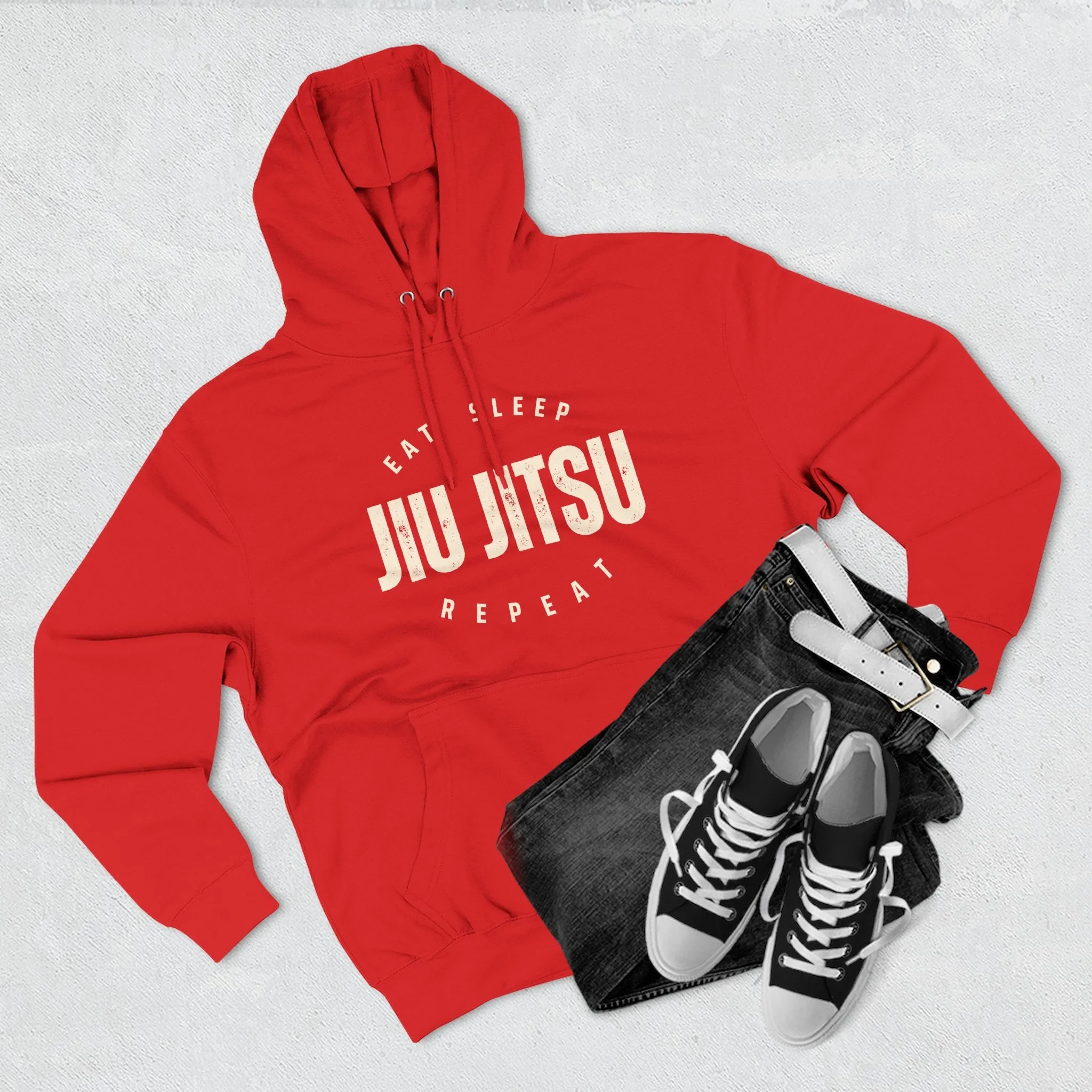 Eat Sleep Jiu Jitsu Repeat Hoodie