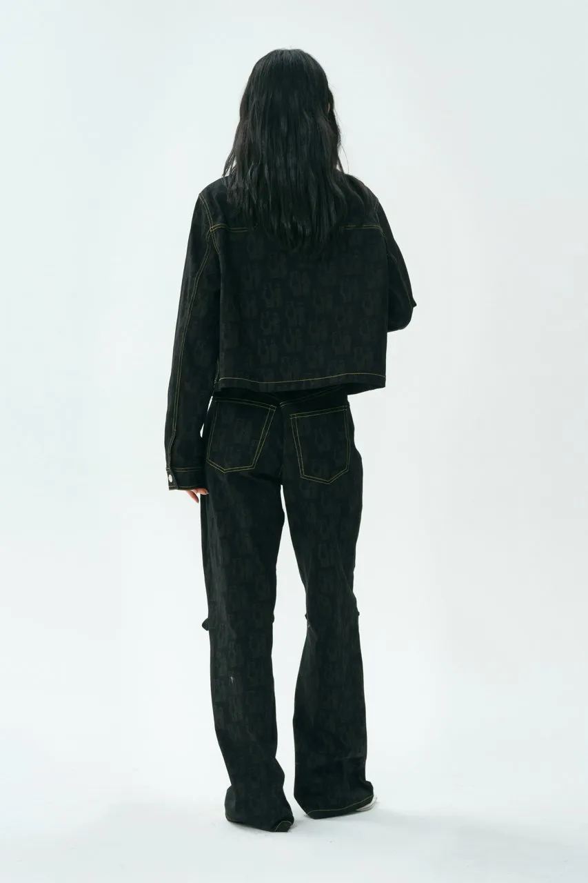 Laser Printed Denim Jacket
