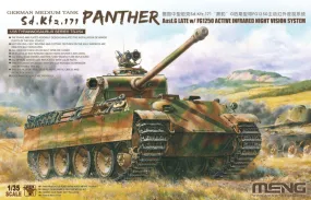 Meng 1/35th Panther Ausf. G Late w/ FG1250 Active Infrared Night Vision System Kit
