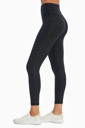 Opatek Embossed Ankle Legging (Black Leopard Emboss)