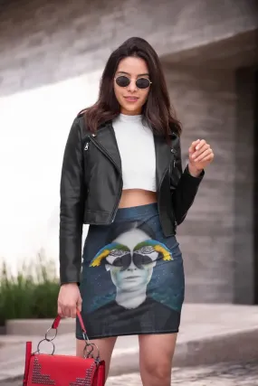 PARROT FAIRY Pencil Skirt