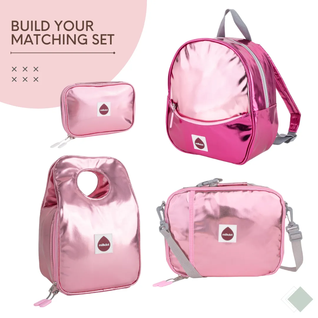 Pencil Case | Pink Metallic