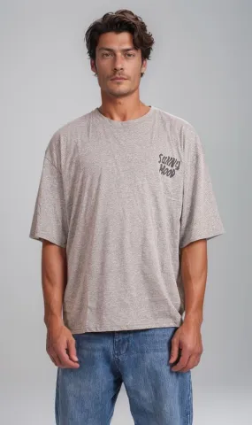 R207291 -Sunny Mood Graphic Tee - Grey