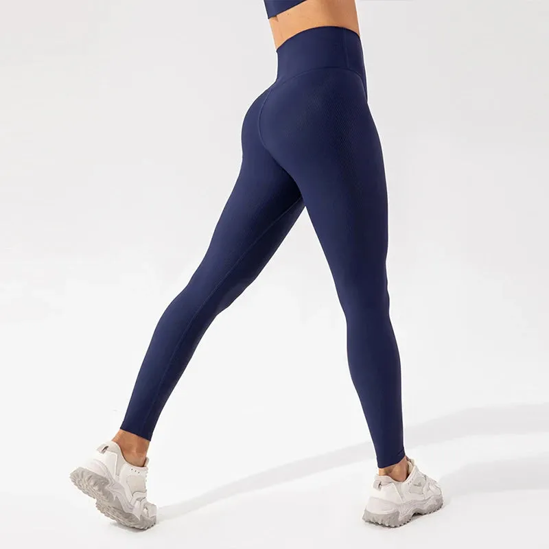 Ribbing Stretch Seamless Sport Pants