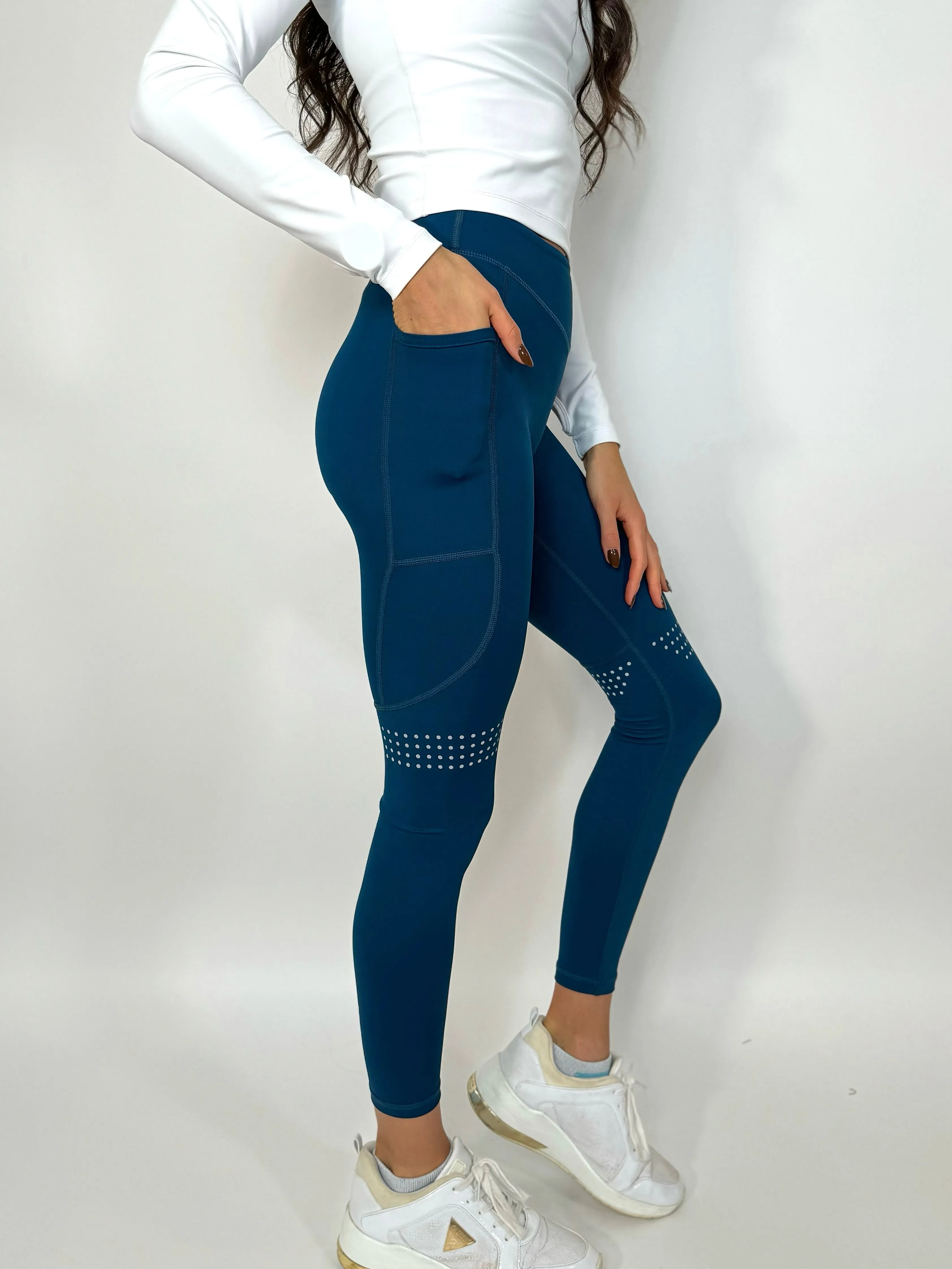 Runners Legging- Deep Sea
