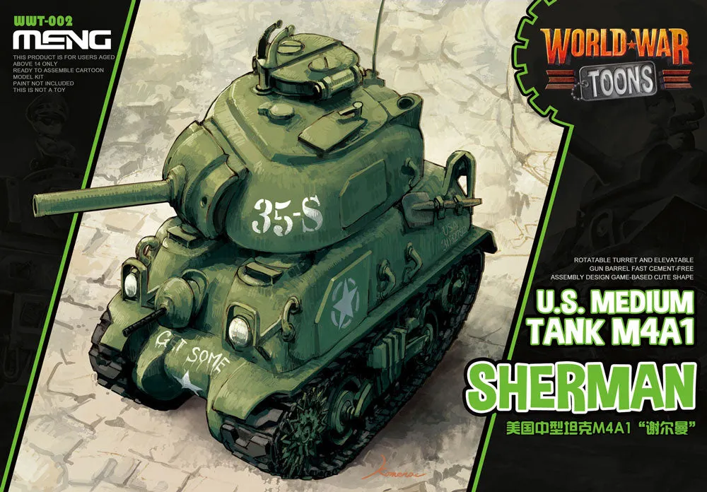 Toon - US Medium Tank M4A1 Sherman