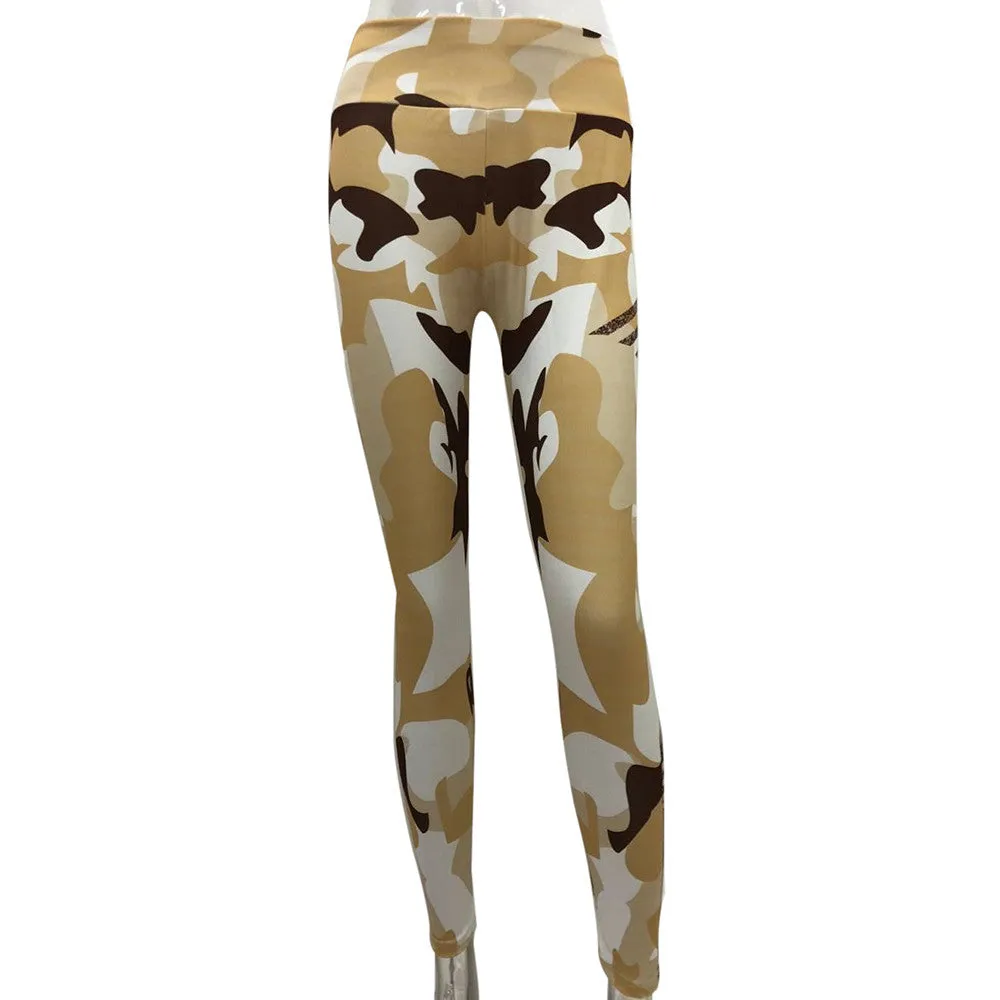 Women High Waist Yoga Fitness Leggings Running Gym